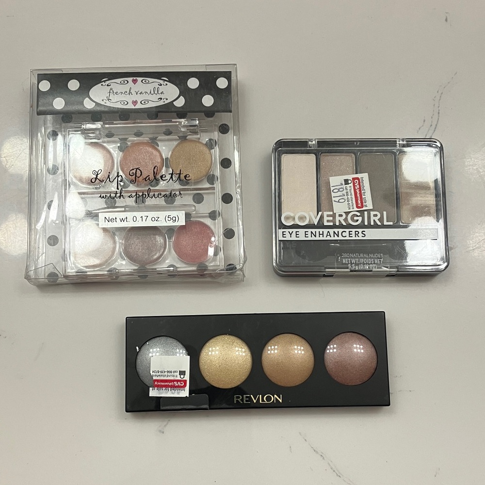 Revlon Eyeshadow Palette - Gold, Brown, and Pink Shades